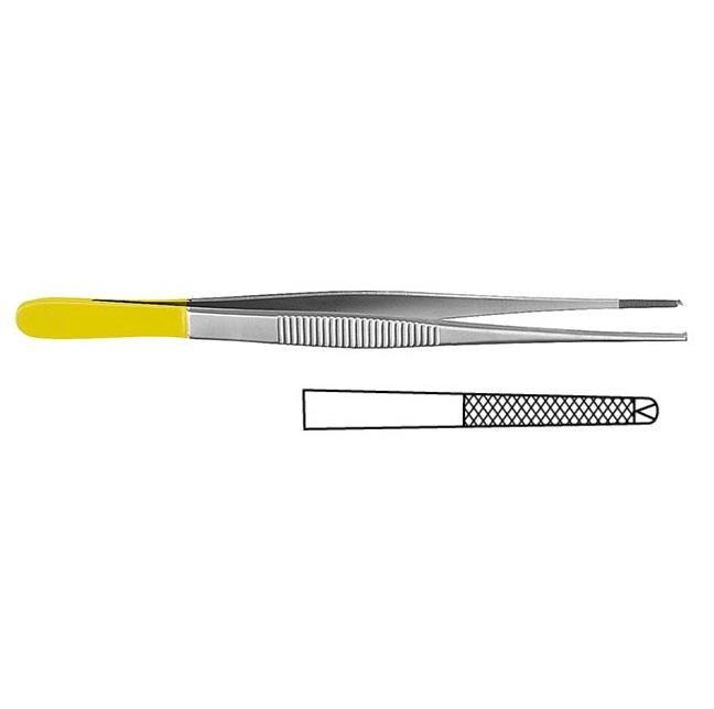 TC OEHLER Пінцет хірургічний; прямий; із зубчиками; 1x2 зубчики; 30,0см. Tontarra Medizintechnik GmbH